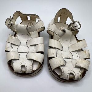 Vintage Rachel White Toddler Sandals